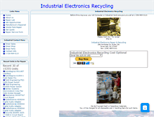 Tablet Screenshot of electronics-recycling.org